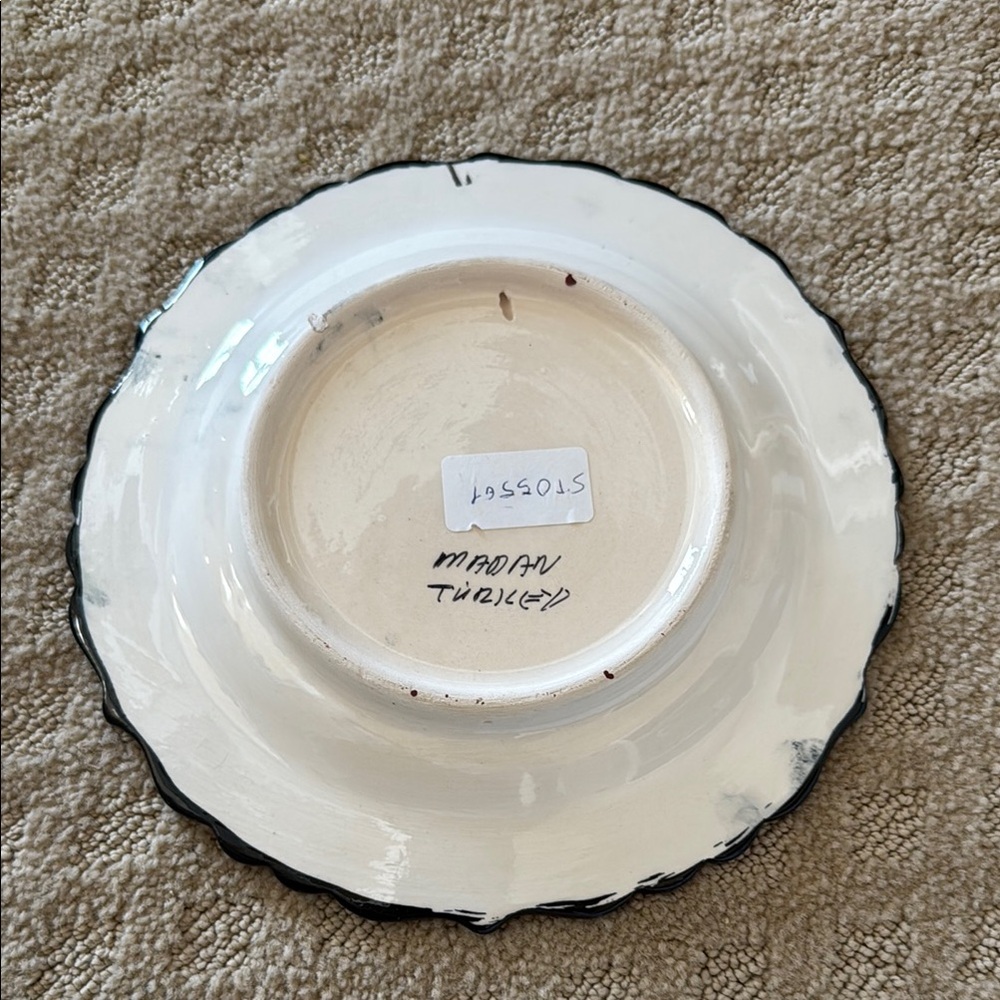Colorful CeramicHandmade Plate from Turkey - Picture 2 of 2